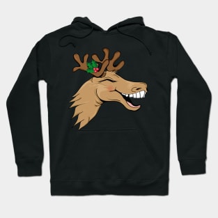 A laughing elk Hoodie